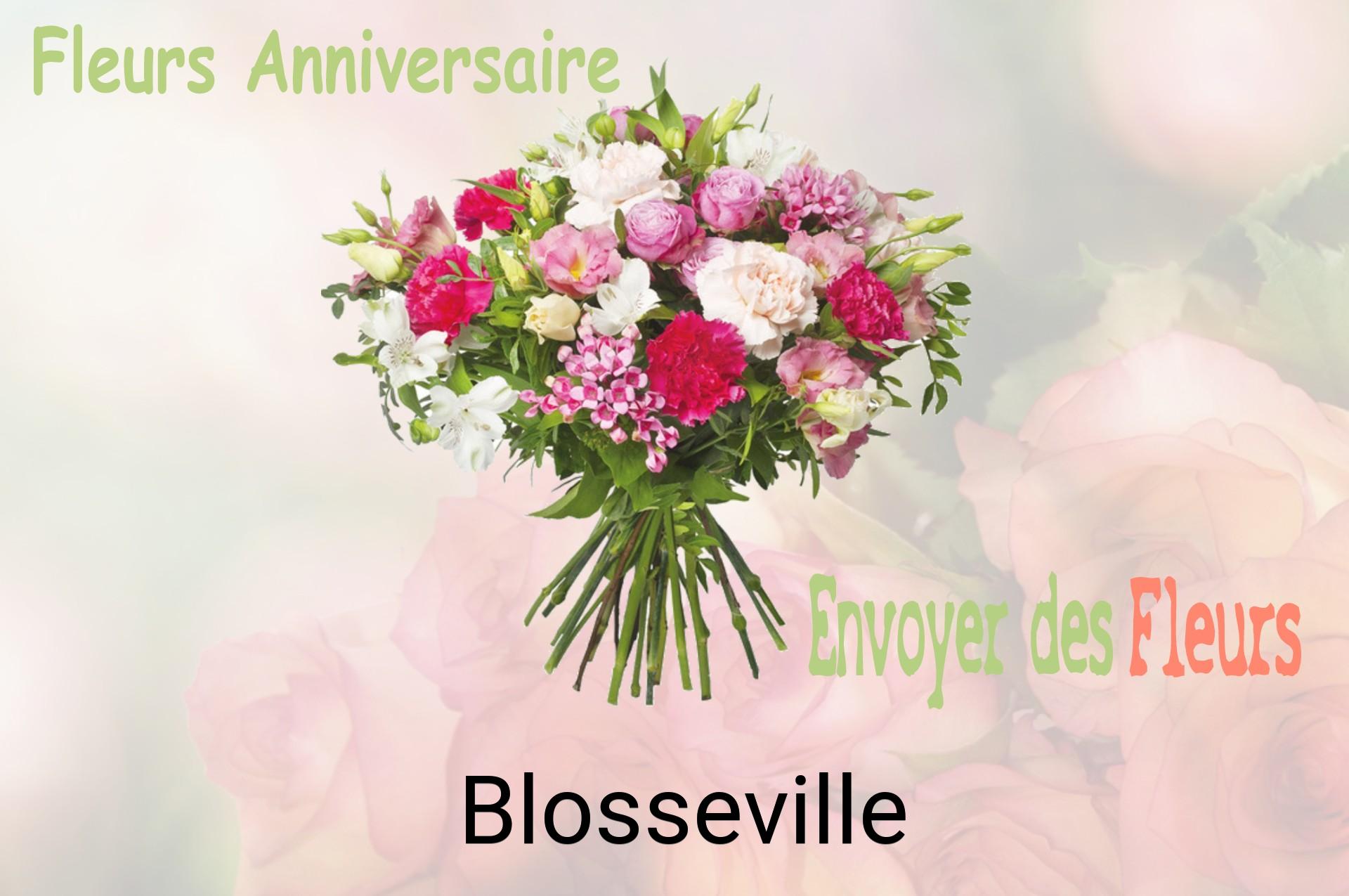 Bouquet de fleurs d’anniversaire livré à Blosseville